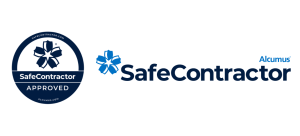 Alcumus SafeContractor accreditation logos